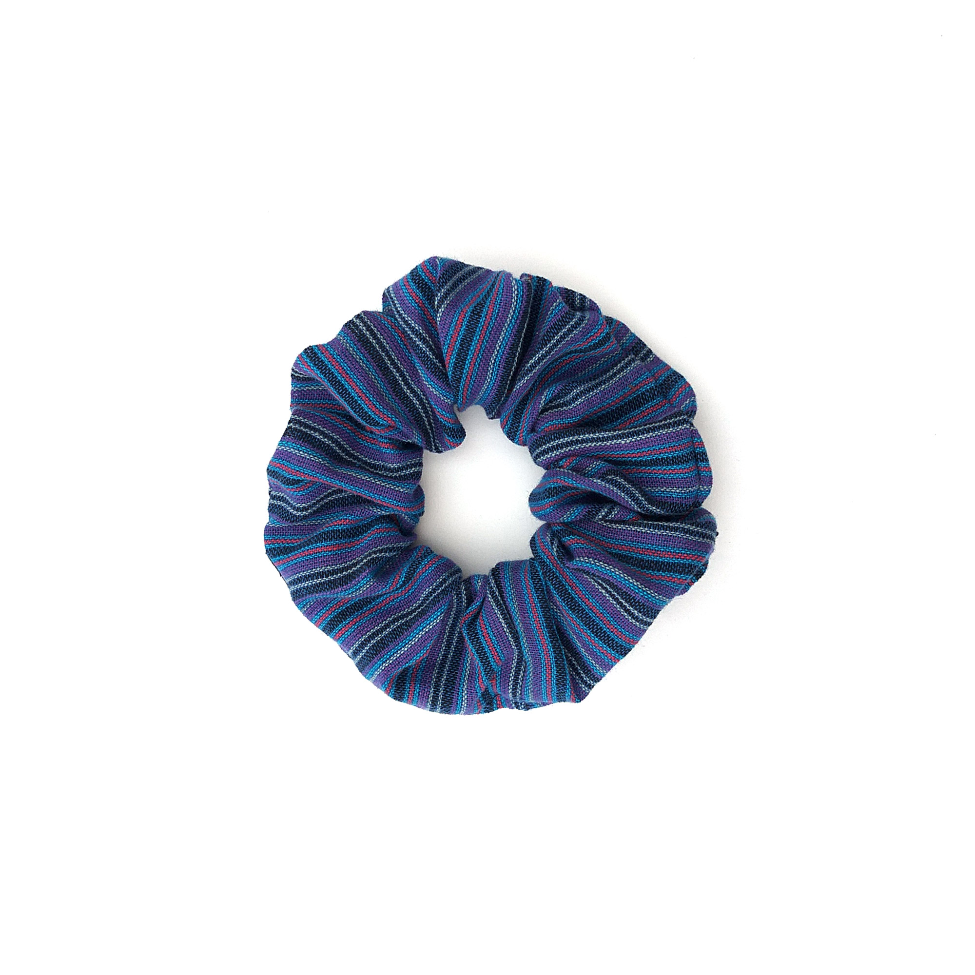 Scrunchy 'New York' dunkelblau, aus Baumwolle günstig bestellen