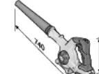 Flex BW 18.0-EC 472913 Batteri-blæser 1 stk