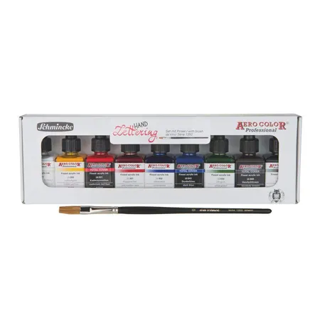 Schmincke Aero Colorkasten 9x 28ml+Pinsel