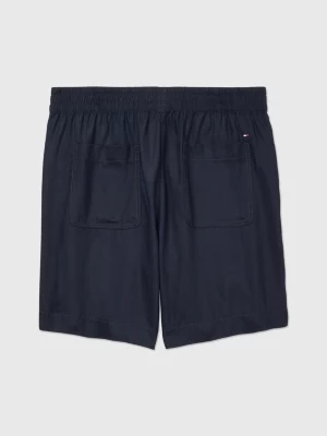 Shorts com bordado de monograma adaptável
