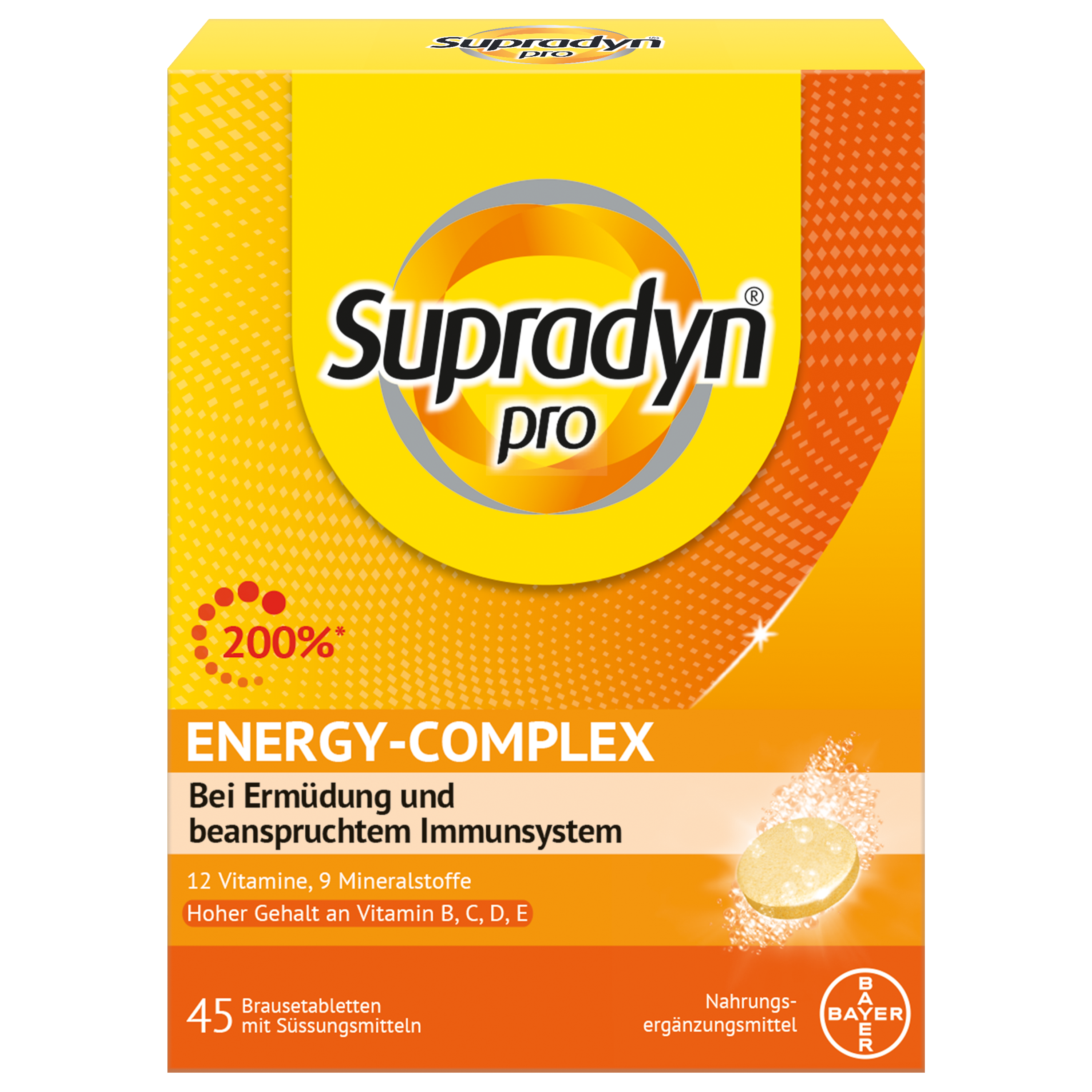 SUPRADYN pro energy-complex Brausetabl 45 Stk