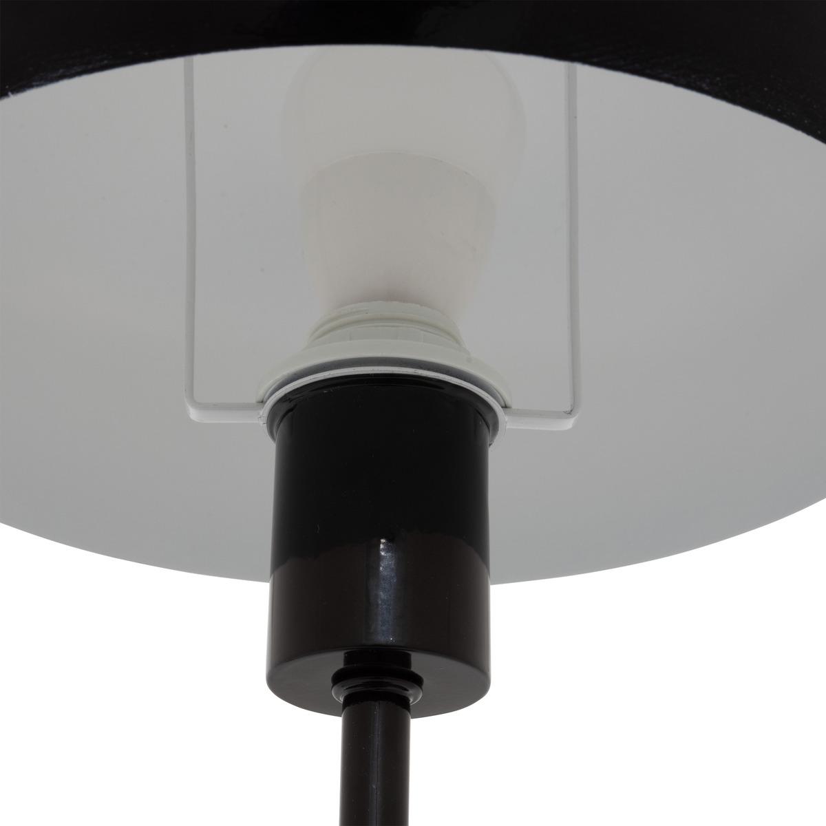 LAMPE CHAMPIGNON SAVIO NOIR H.38CM