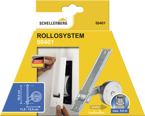 Maxi Schellenberg 50401 inlaatwikkelaar, 18,5 cm, gegalvaniseerd
