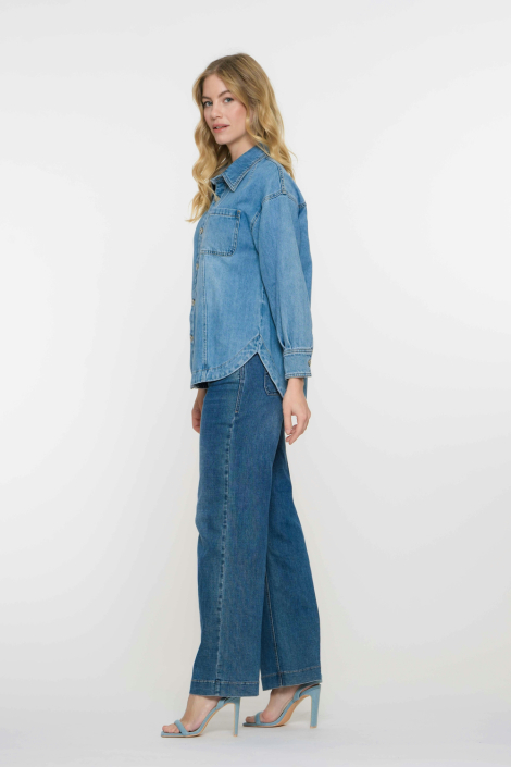 Geisha blauwe dames jeans
