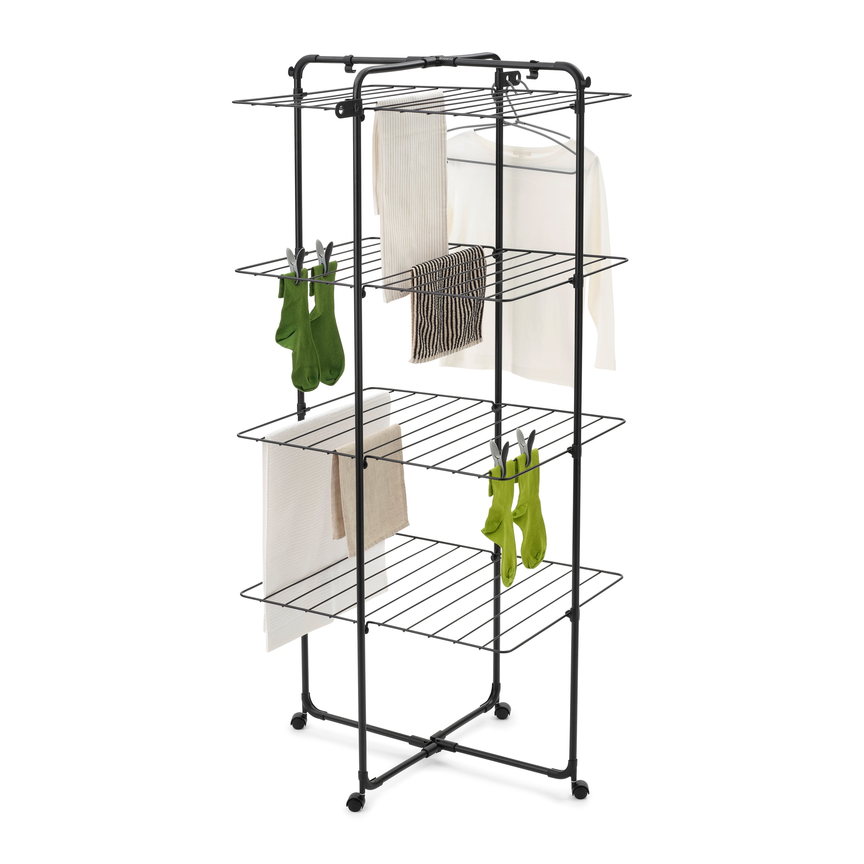 Brabantia HangOn Droogtoren 30 m - Matt Black