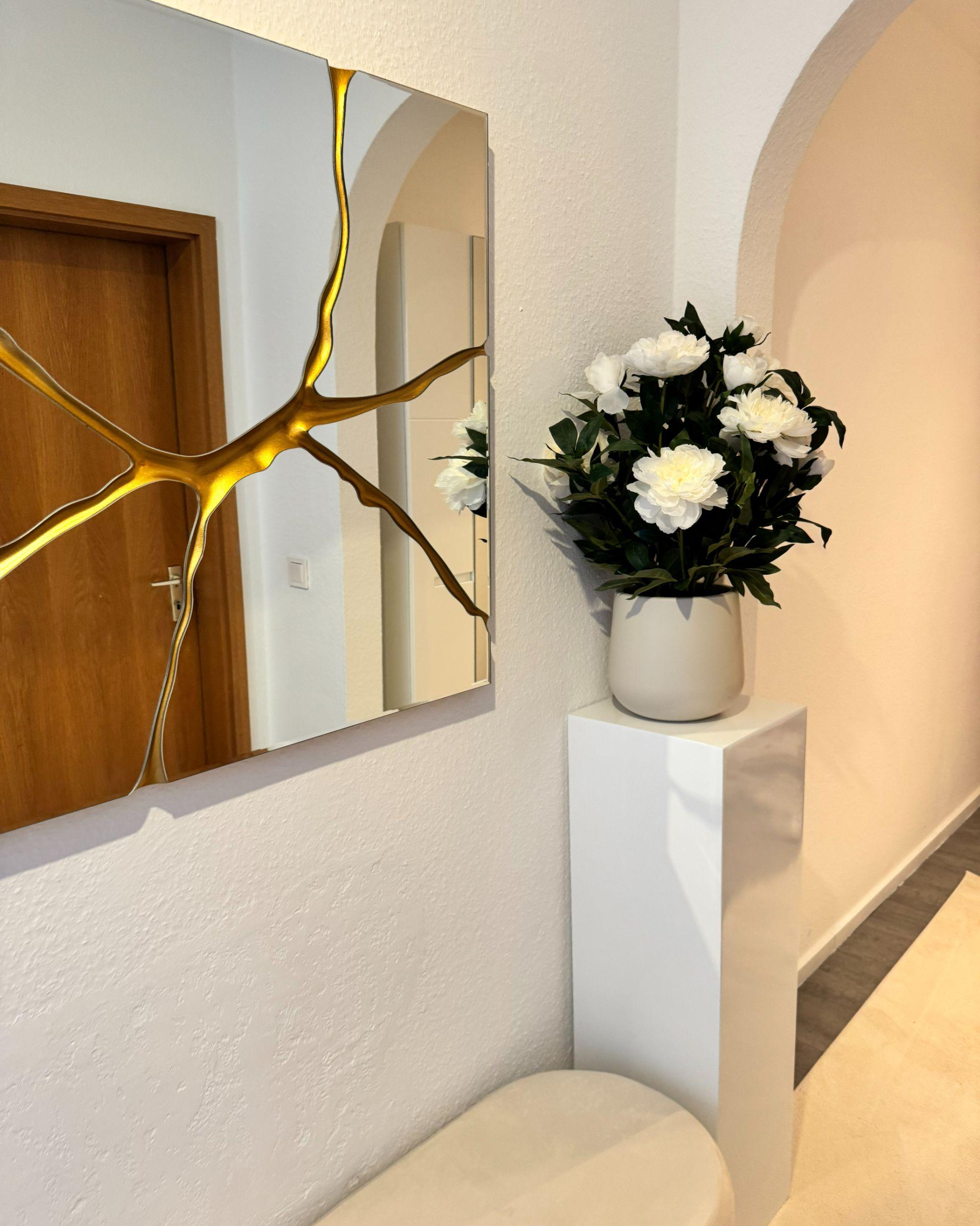 Wandspiegel COOLE 80 cm 80 cm Goud