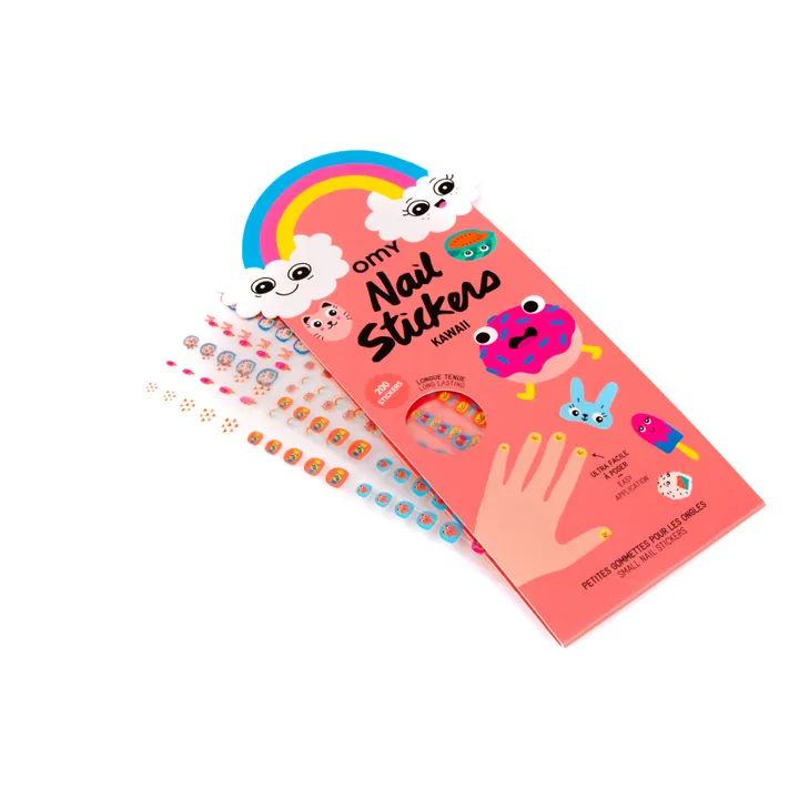 Omy Stickers pour ongles - Kawaii