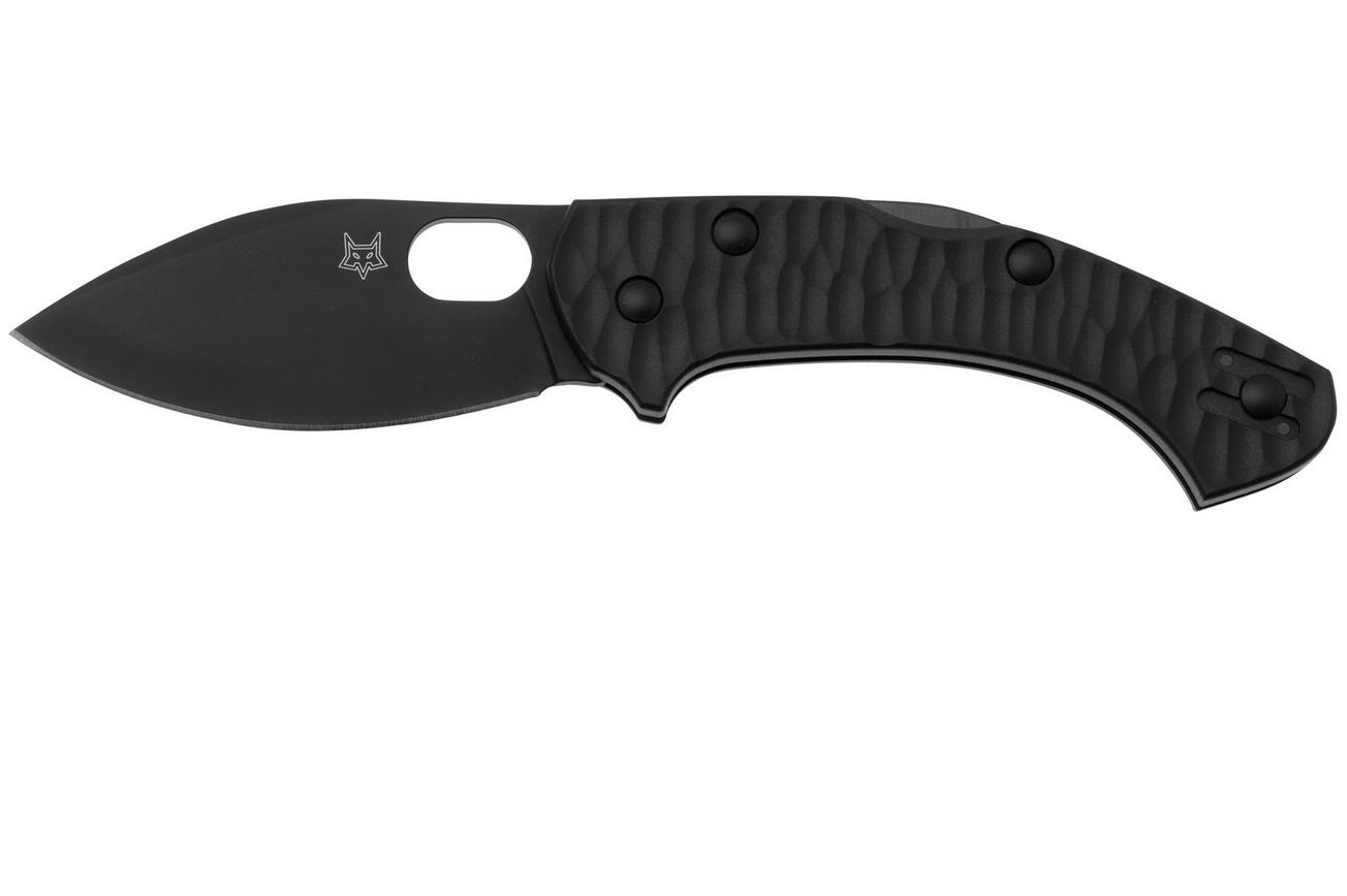 Fox Knives Zero 2.0 Desert Warrior FX-311-B Black FRN, Top Shield Black Blade zakmes, Jens Ansø design