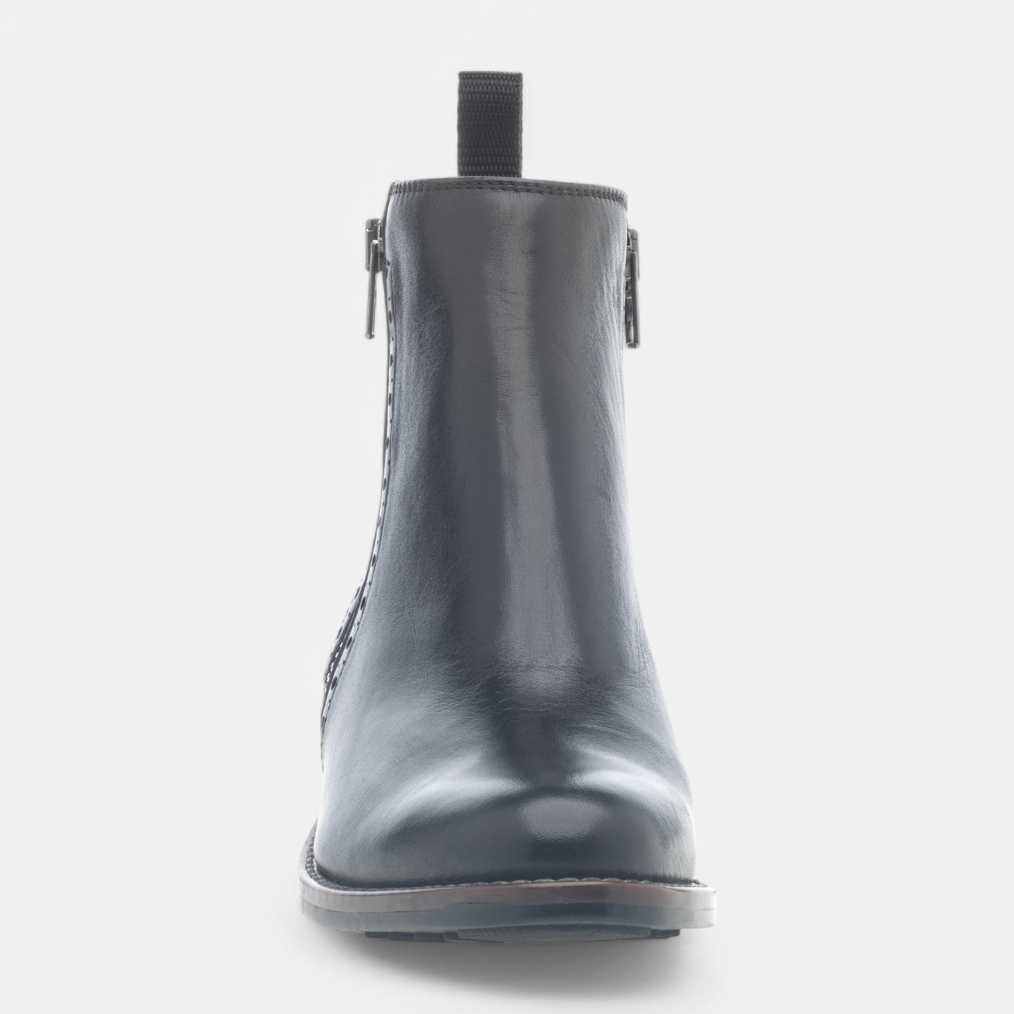 Bottines Femme en cuir noir
