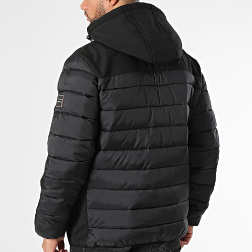 Doudoune Capuche Noir
