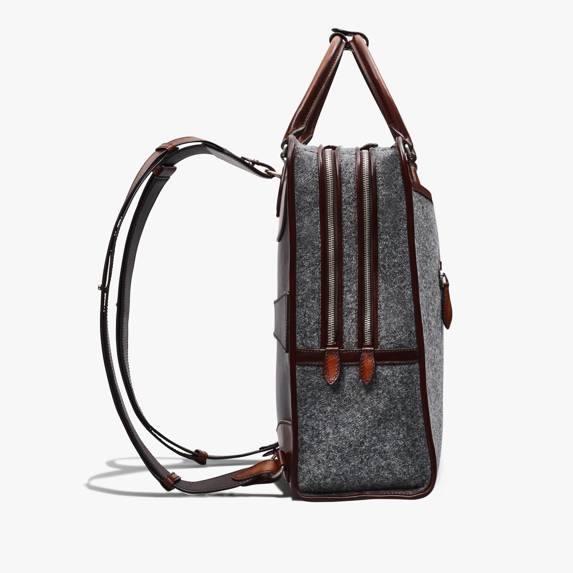 Sac A Dos Premier Jour En Laine Et Cuir