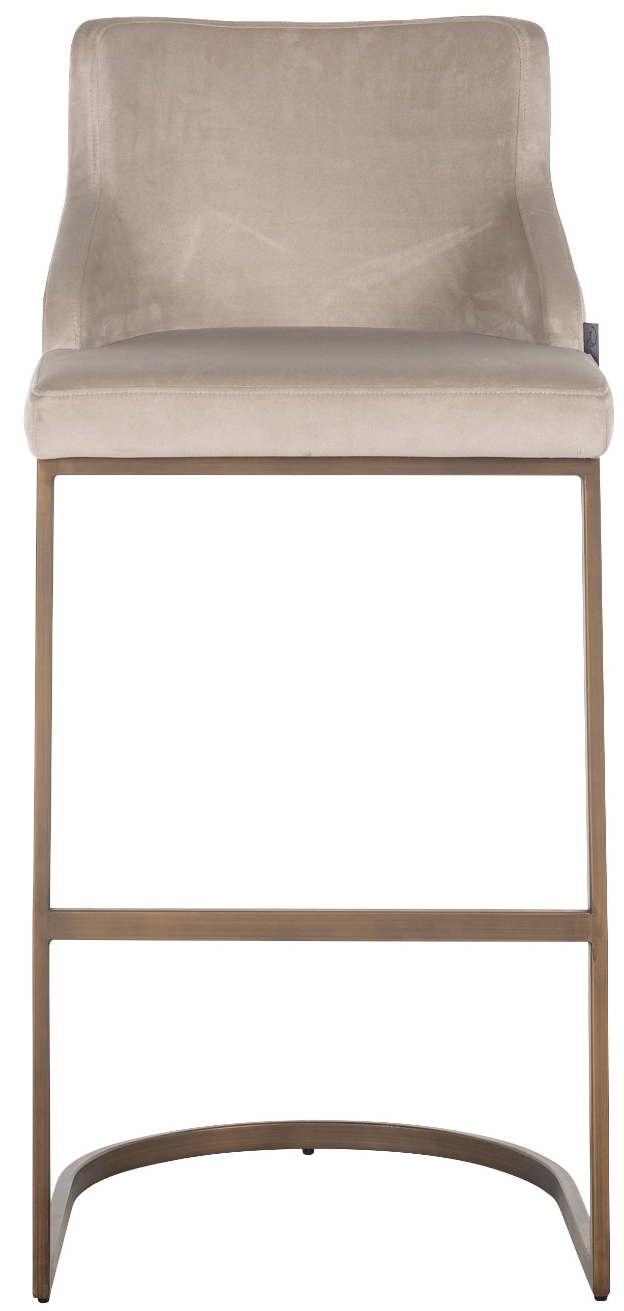 Barstoel 211184 Khaki Velvet Bolton B48 x D51 x H103 cm