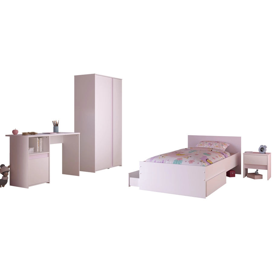 Parisot Kinderzimmer Set 5tlg Pirouette 23  Weiß Weiß