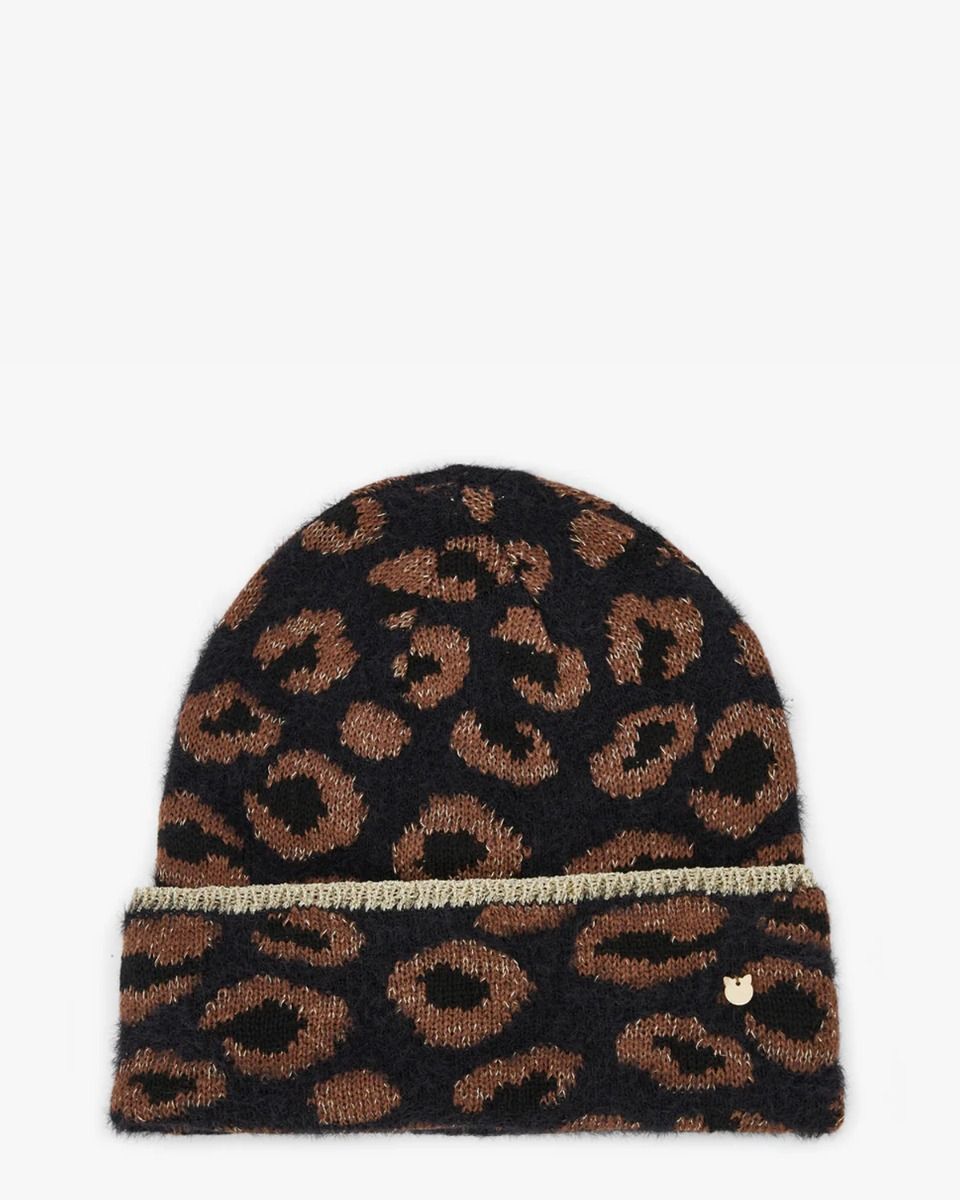 Lollipops Olinou Beanie Zwart/Bruin Muts