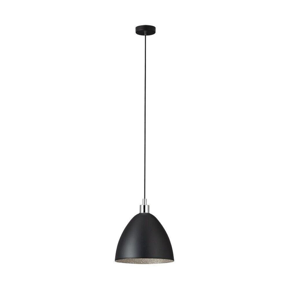 TAKLAMPE EGLO MAREPERLA SVART/GLITTER Ø27,5CM