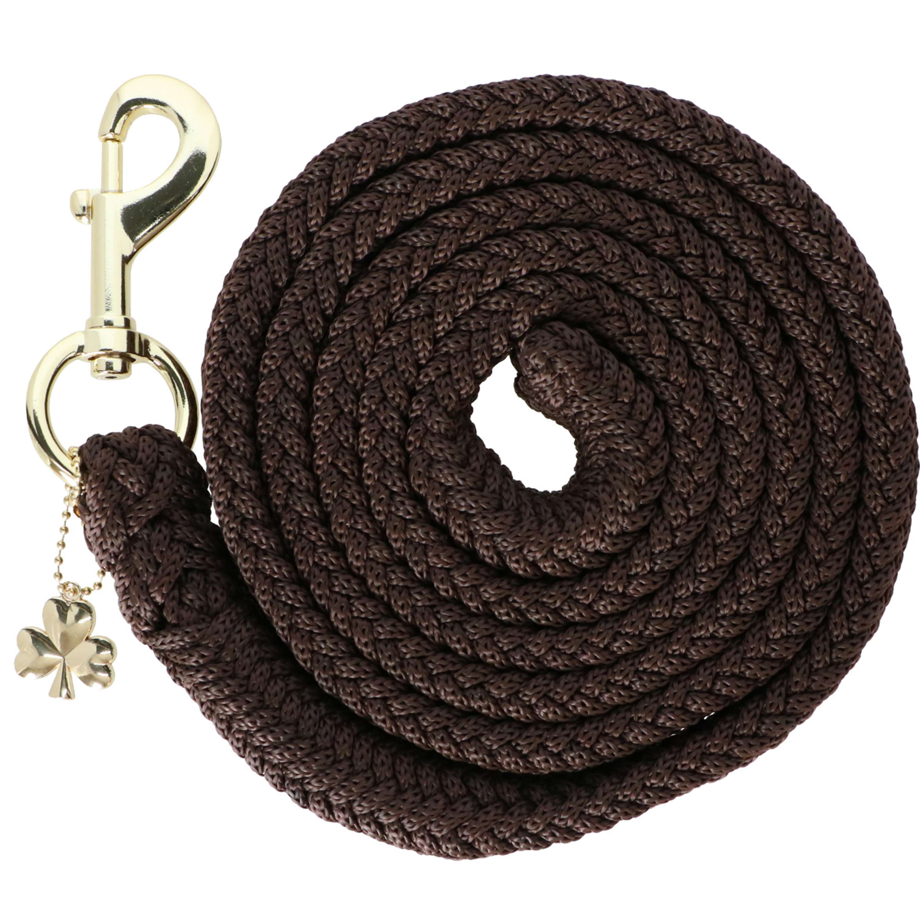Bucas Halstertouw Comfort met Musketonhaak Bruin/Bruin