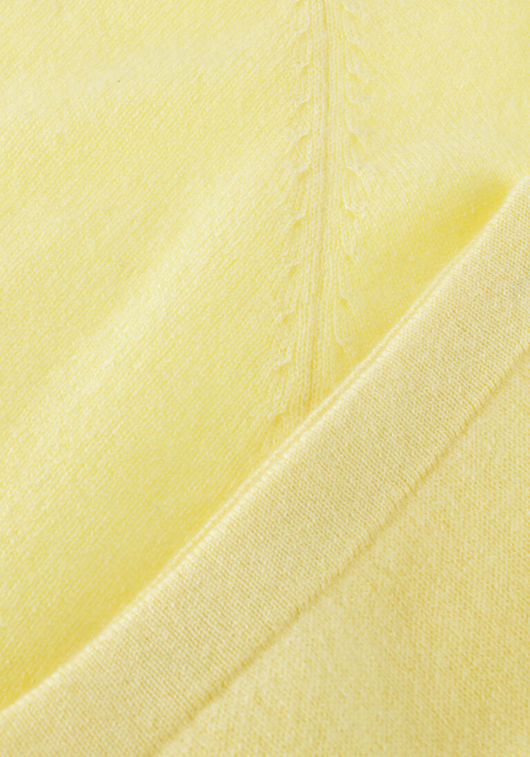 gele absolut cashmere trui leana