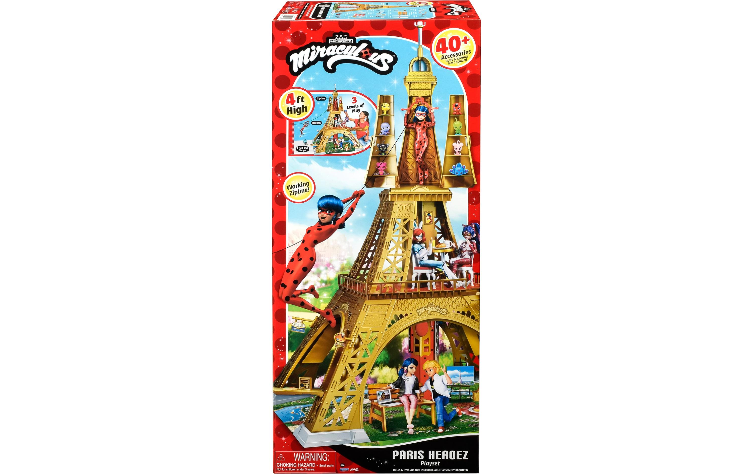 Miraculous: Deluxe-Spielset Paris<br>Grosses Eiffelturm-Spielset