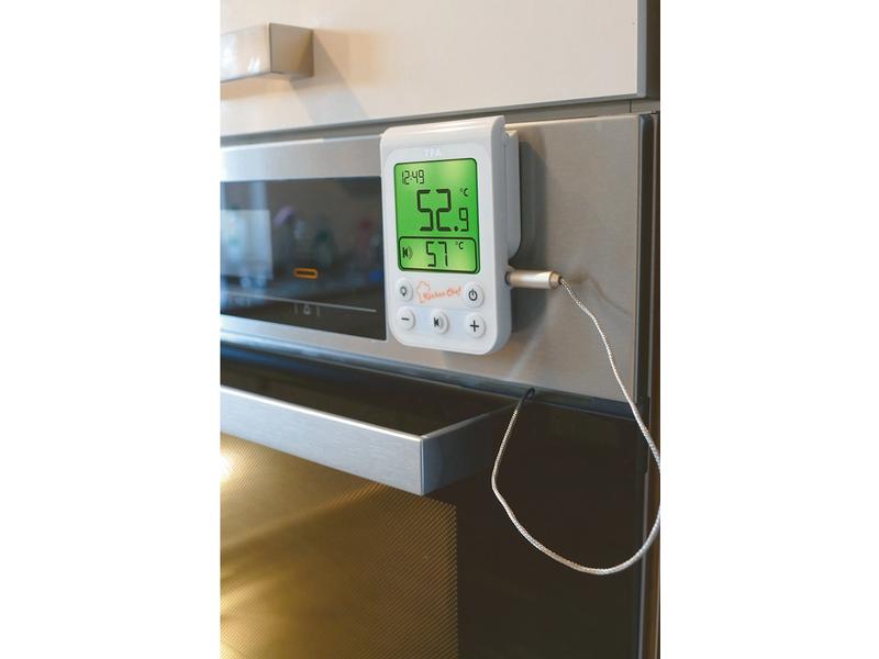 TFA Dostmann Bratenthermometer  Küchen-Chef, Digital Digitales Grill-Bratenthermometer