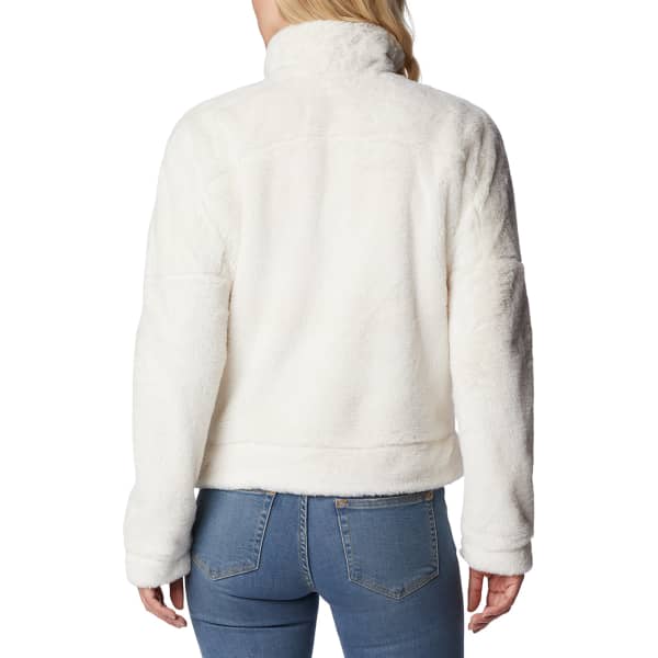 Veste polaire randonnée COLUMBIA BUNDLE UP FULL ZIP FLEECE CHALK PEACH BLACK