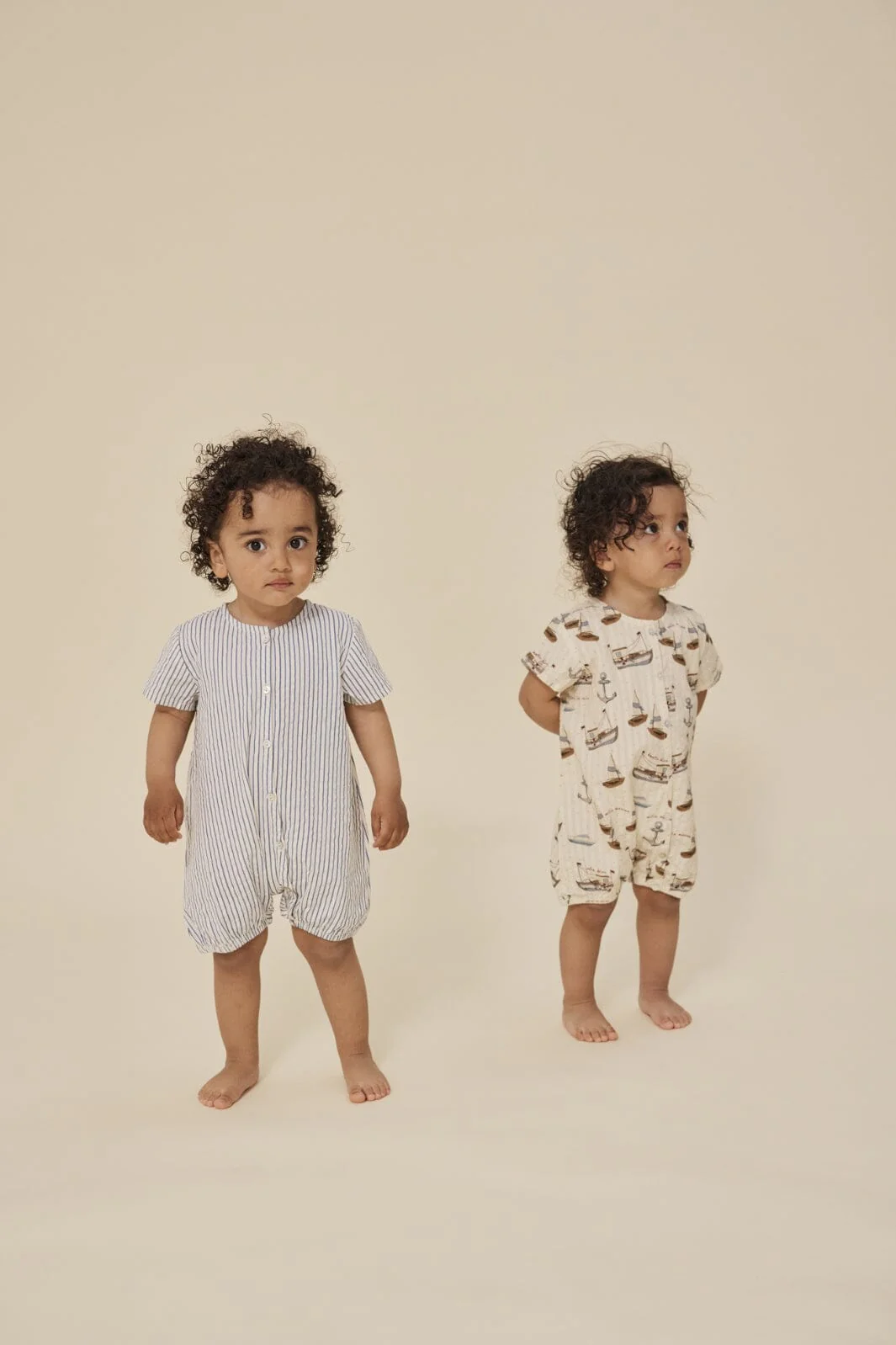 Konges Sløjd Ace Romper Gots stripe bluie