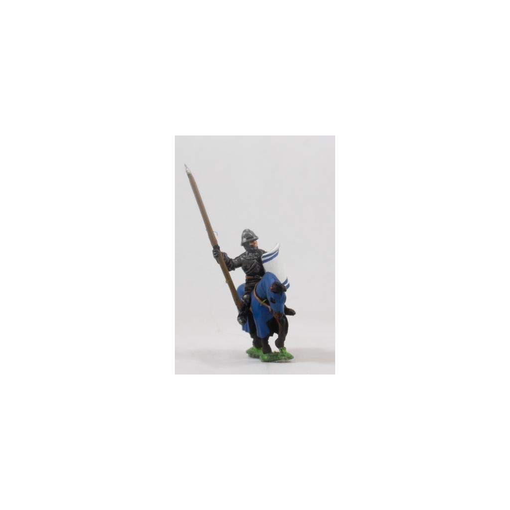 Serbian Empire: Knights 1400-1500 in Plate Armour with Lance & Shield on Barded Horse