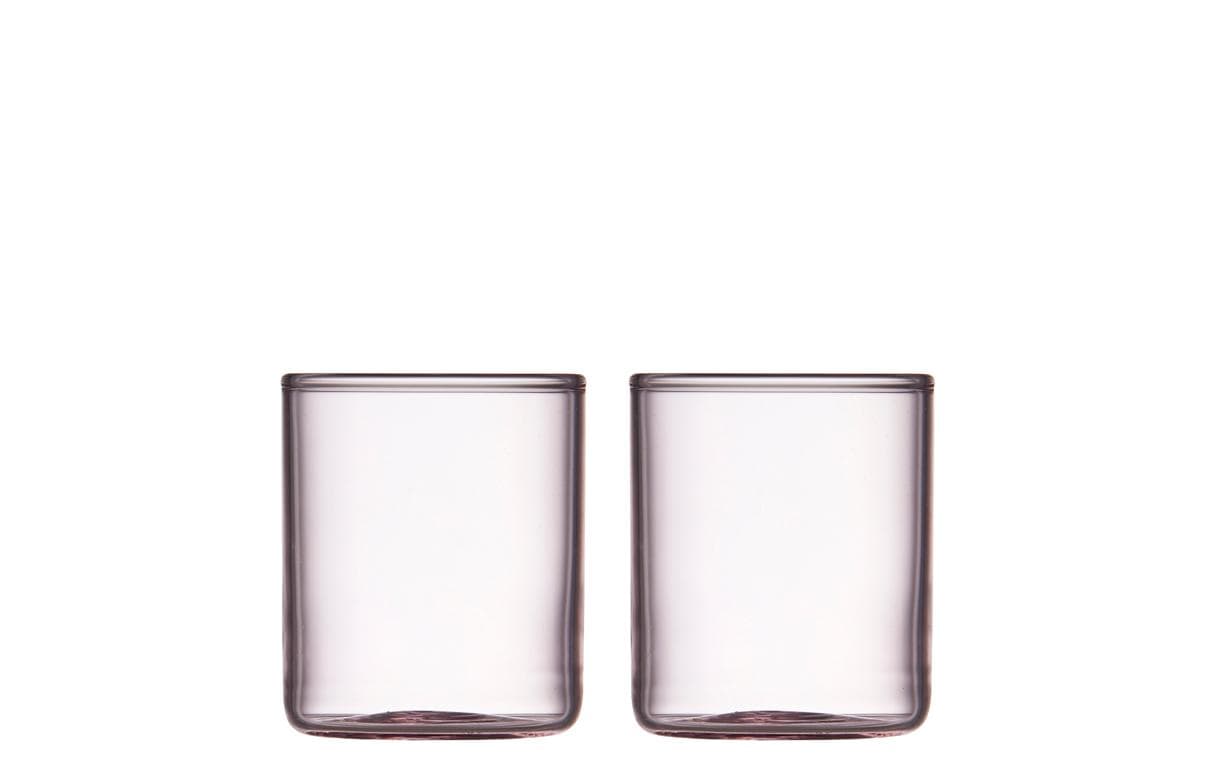 Schnapsglas Torino Pink, 2 Stück, 5.5 clFarbige Gläser für das tägliche Konsumieren von Ingwer-Shots bis hin zu starken Espresso-Shots von