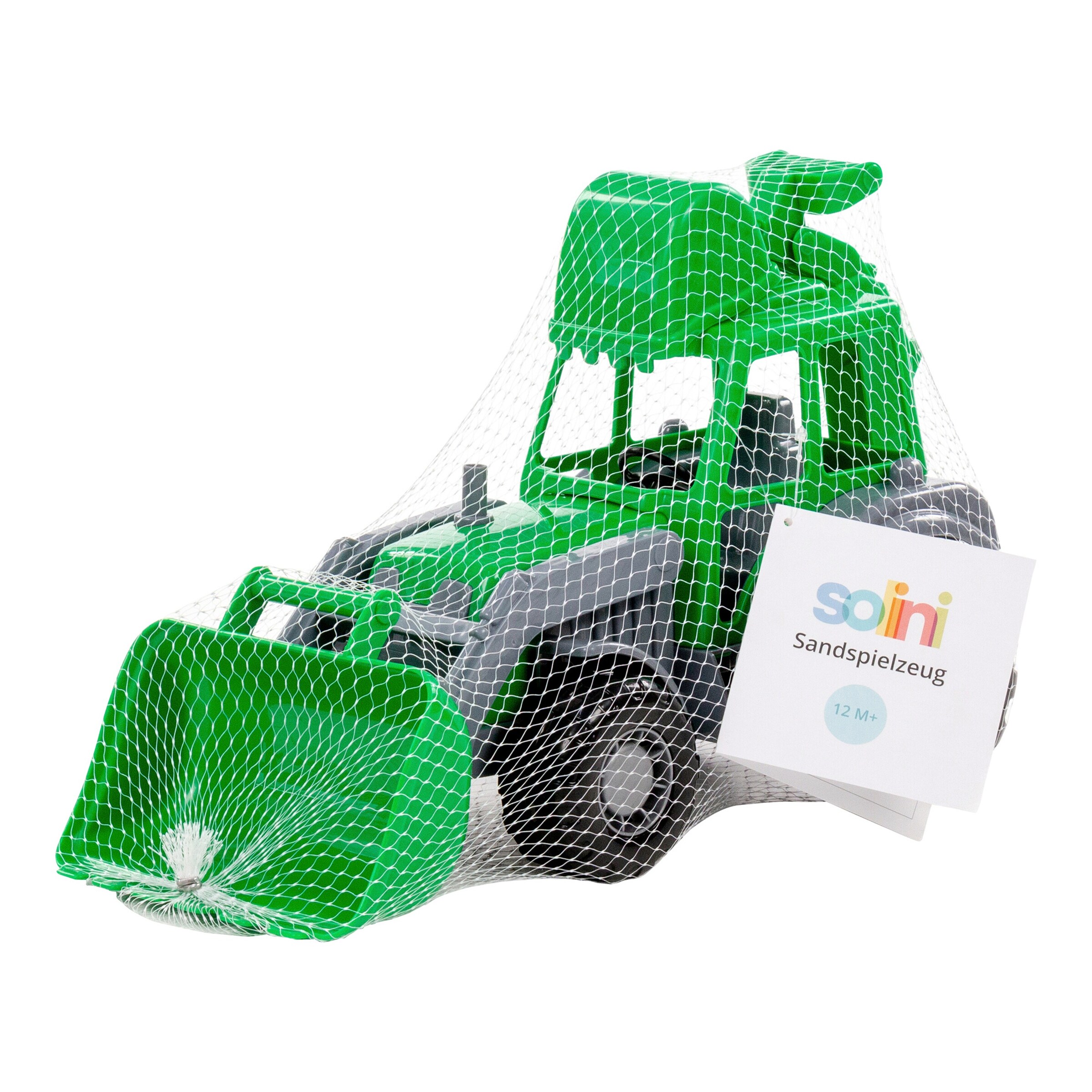 solini Traktor mit Heckbagger