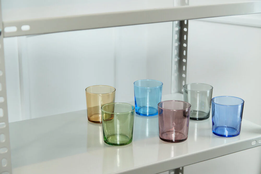 Aida  Farvet drikkeglas, 6 stk - 34,5 cl.