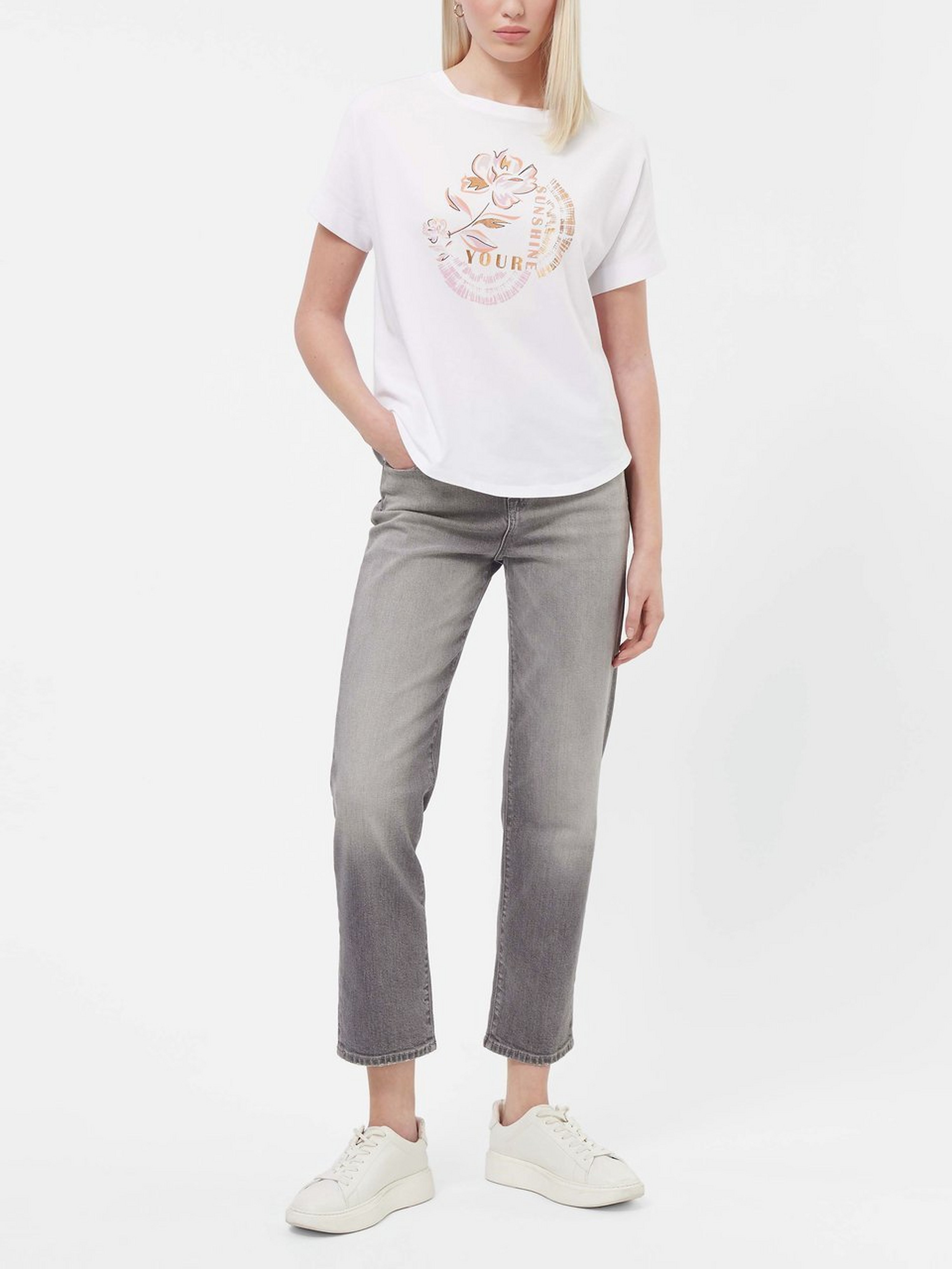 Rundhals-Shirt