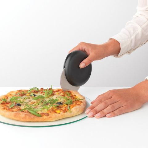 Pizzasnijder plus Mesbeschermer TASTY  - Dark Grey