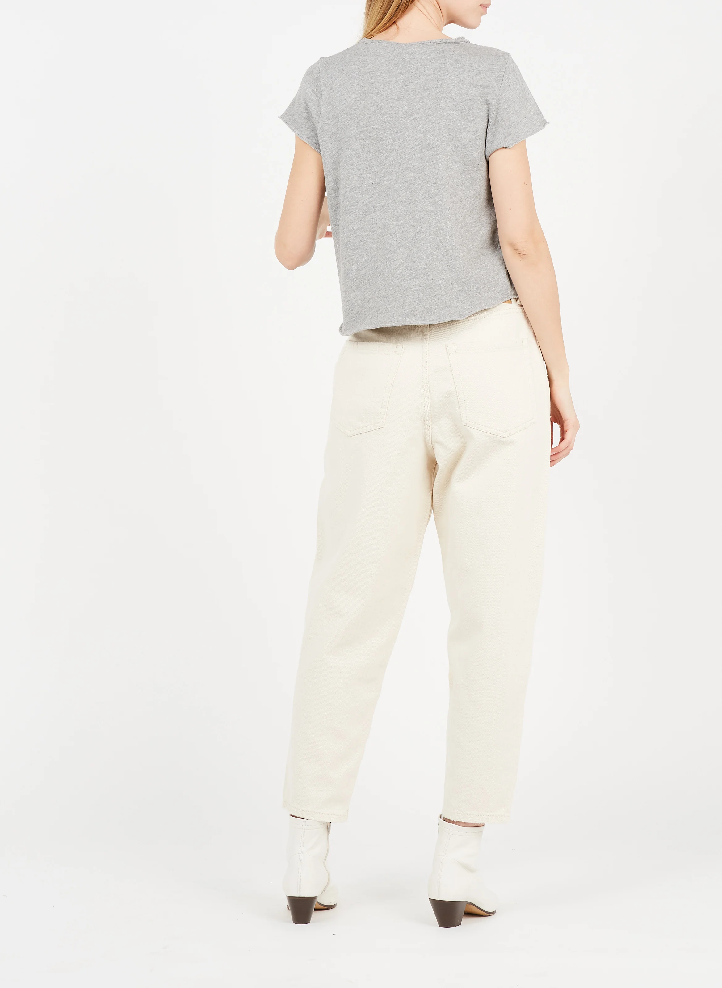 TINEBOROW - Jean droit en coton | Beige