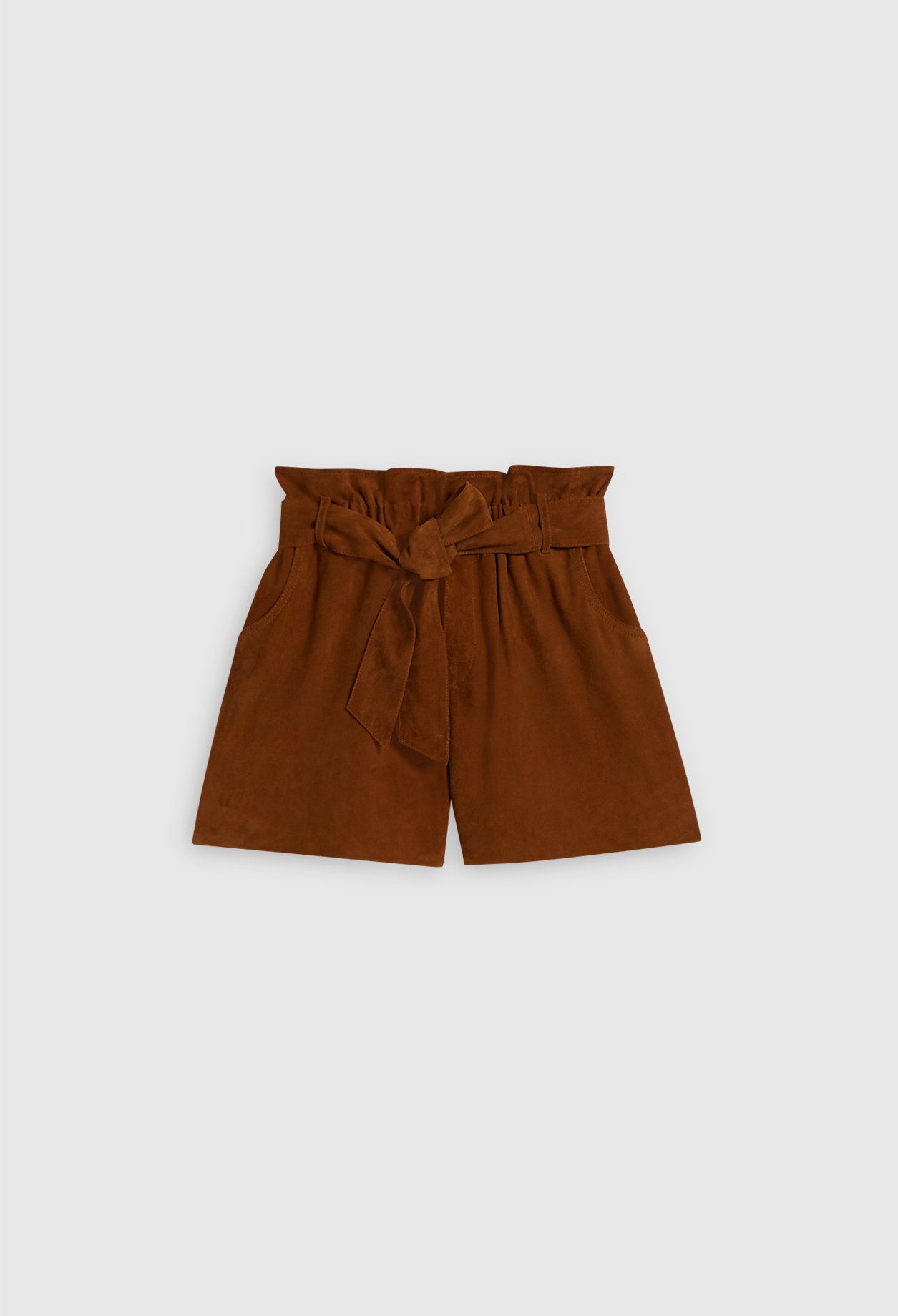 Short en daim responsable