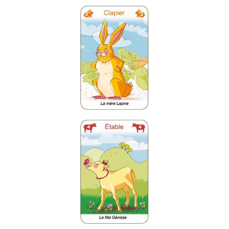 Jeu de 7 familles Animaux