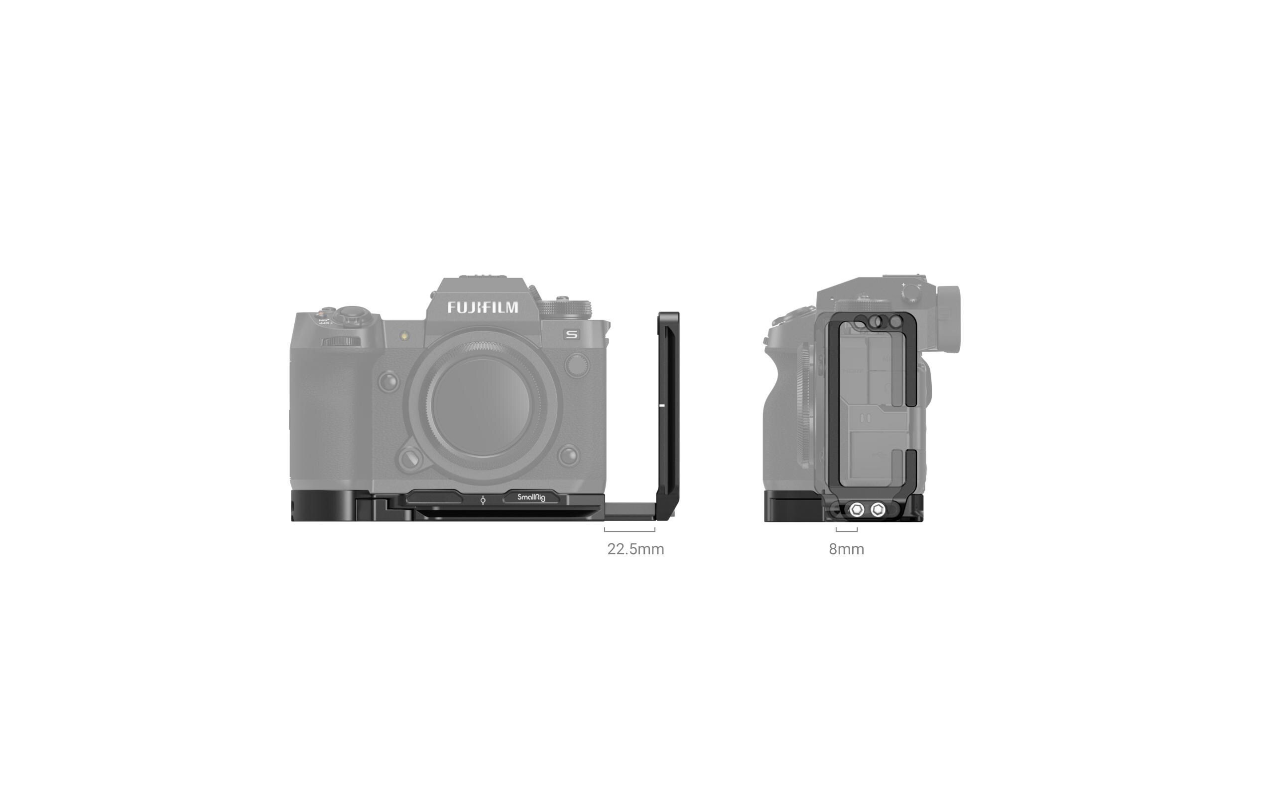 L-Winkel Fujifilm X-H2SMultifunktionaler Käfig für Fuji X-H2S