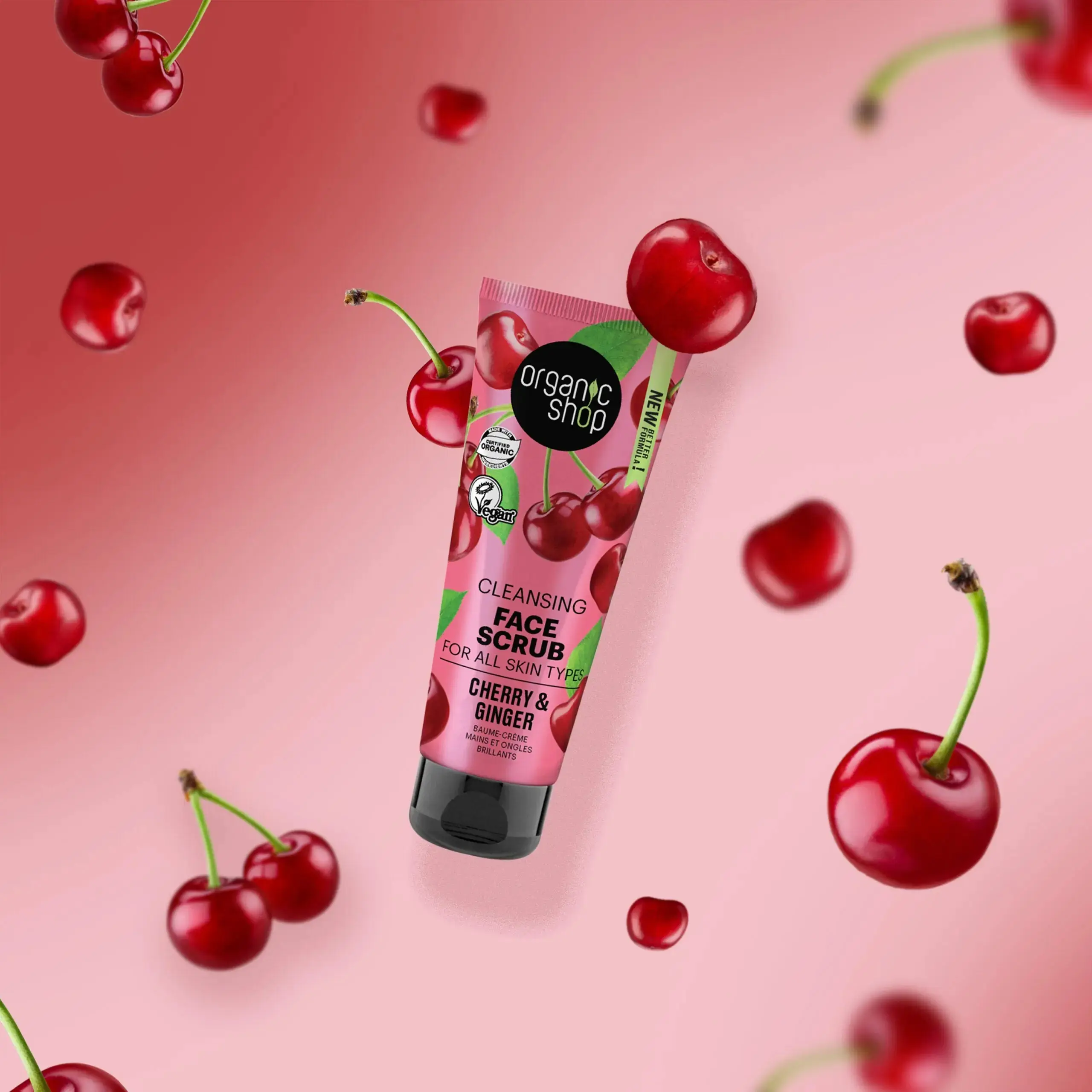 Cleansing Face Scrub Cherry & Ginger