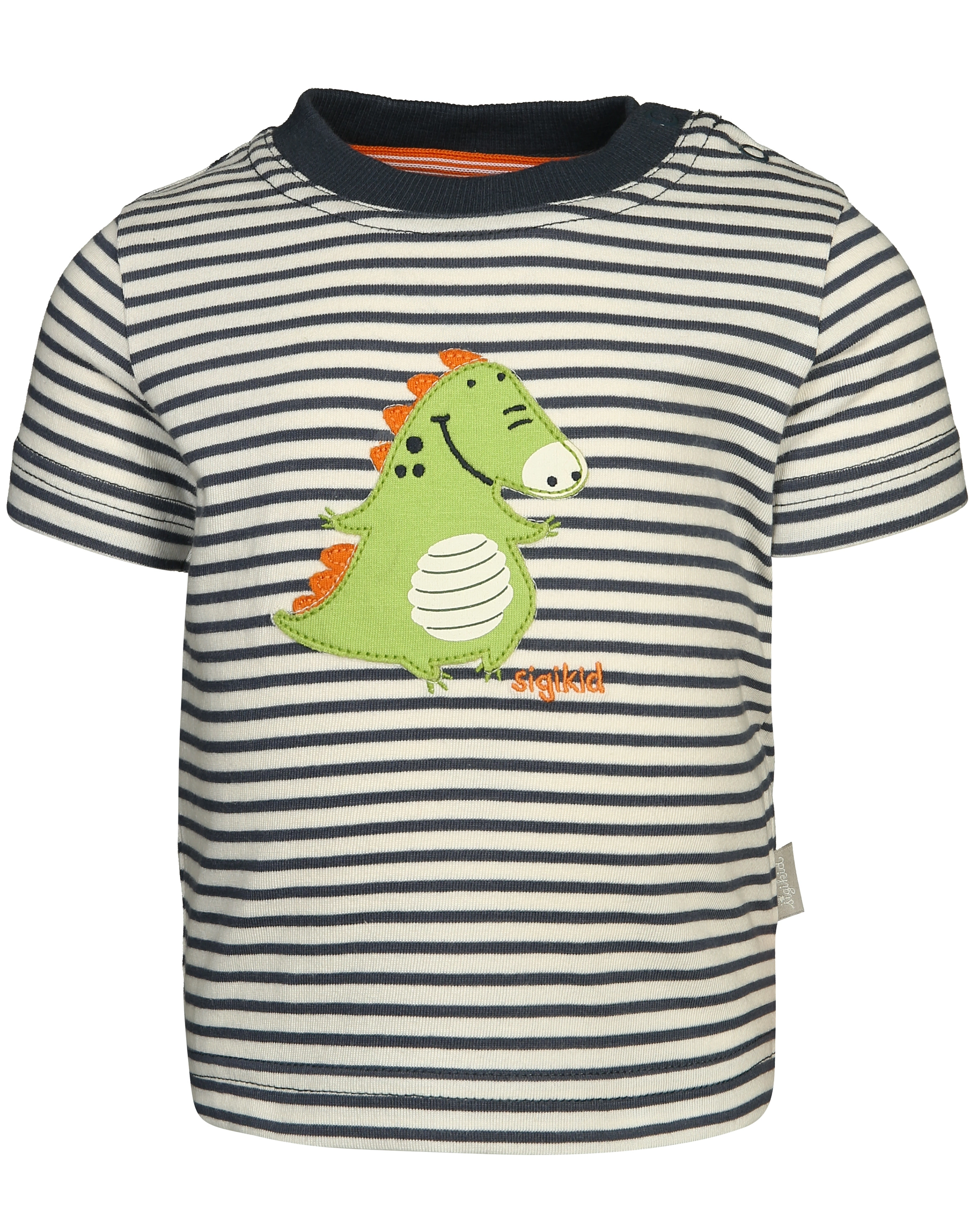 T-Shirt KROKO gestreift in dunkelblau