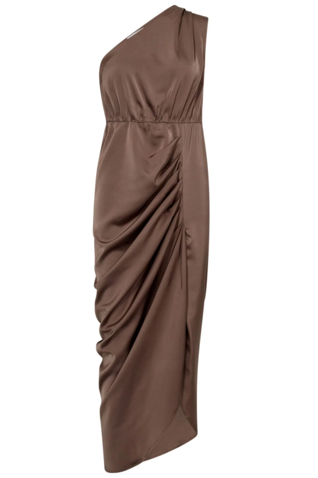 Co´Couture Adnacc Asym Drape Dress 36362 83 mocca