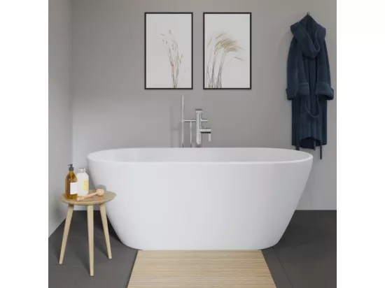 Baignoire îlot 160x75 DURAVIT D-Neo sans trop-plein