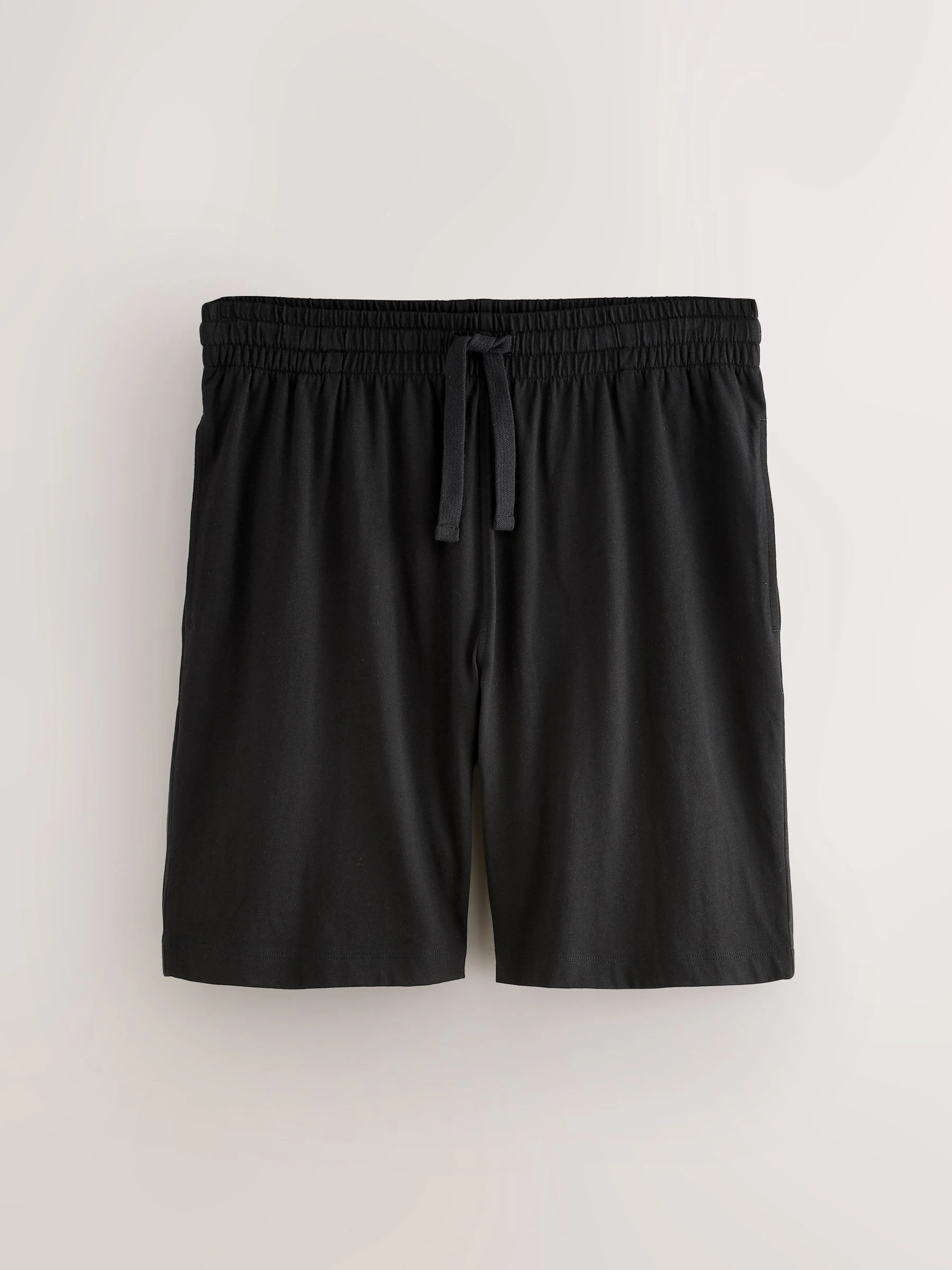 Neutraal/zwart - Jersey pyjama met korte mouwen