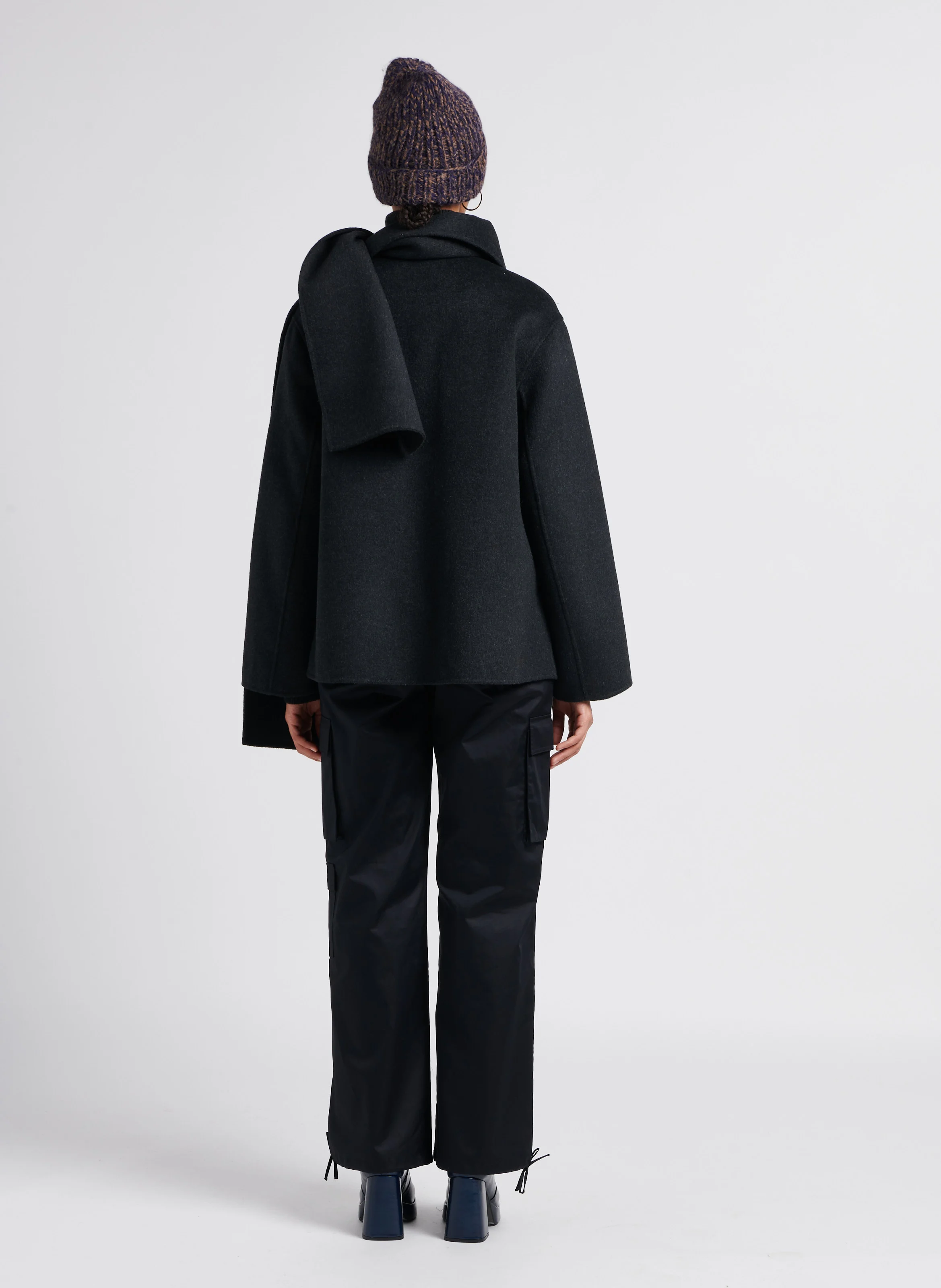 SORGE - Pull col rouléen cachemire | Gris