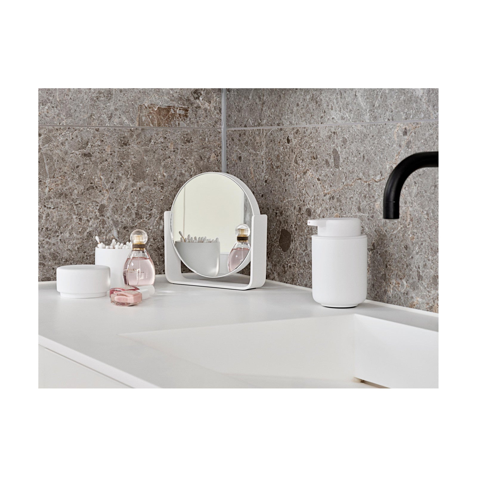 Tischspiegel Ume, White