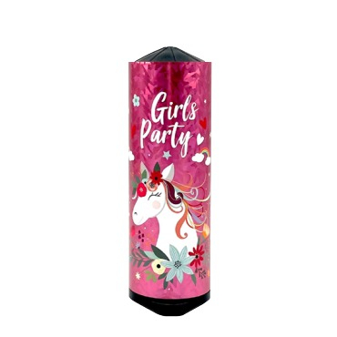 (21cm) Ø7.5cm Mini Tischbombe Party Spiele   Dekoration Partybombe für Kinder Geburtstage (TB20-245) - Girls Party