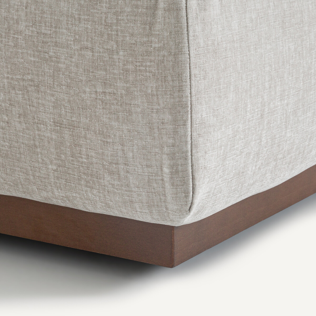 AM.PM<br>Sofá de canto esquerdo XL em veludo chenille, Jacopo