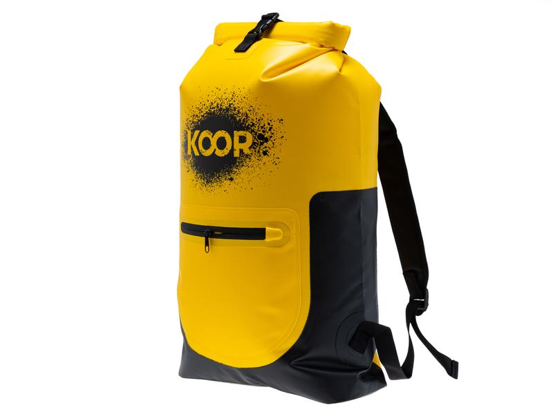 KOOR Dry Bag Nieera Gelb 20 l Wasserdichter Schwimmsack