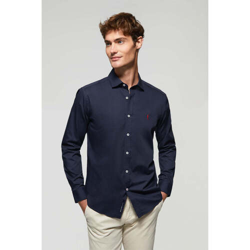 Polo Club - RIGBY GO SHIRT SLIM POPLIN Azul