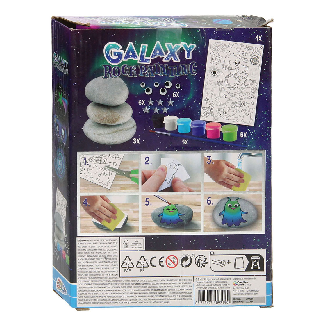 Stenen Schilderen Galaxy