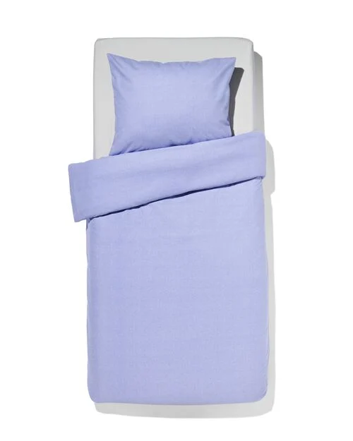 housse de couette flanelle 140 x 200/220 mélange lavande