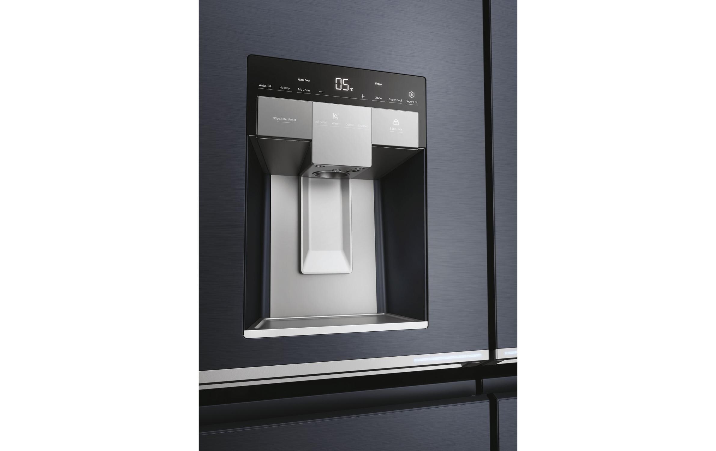 Foodcenter HCR7918EIMB Schwarz<br>Side by Side Kühlgerät