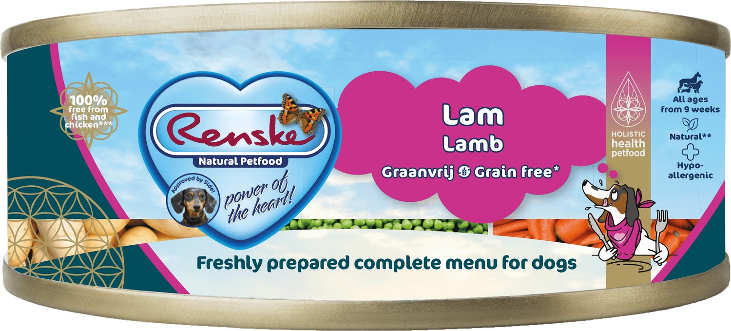 Renske hondenvoer lam graanvrij junior/adult 95 gram